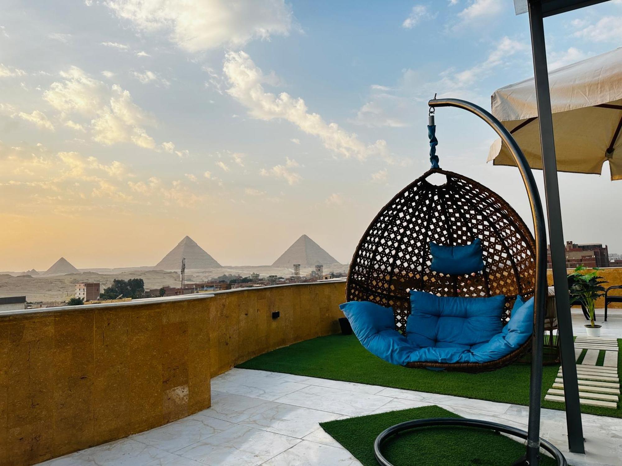 Golden Mask Pyramids Inn Kafret el-Gabal المظهر الخارجي الصورة
