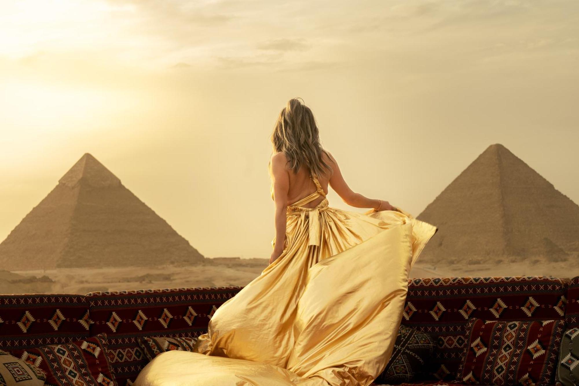 Golden Mask Pyramids Inn Kafret el-Gabal المظهر الخارجي الصورة